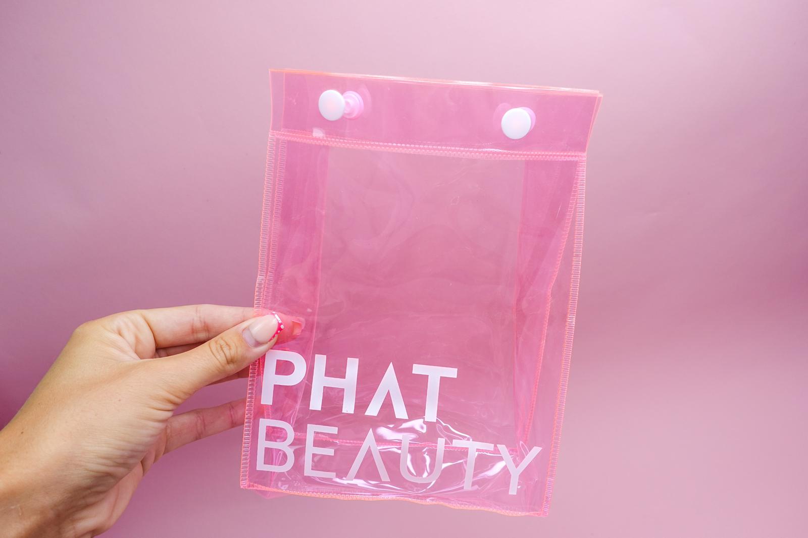 Phatbeauty Makeup Bag, makeup bag, Phatbeauty cosmetics bag, travel makeup bag, cosmetic storage bag, stylish makeup bag, 