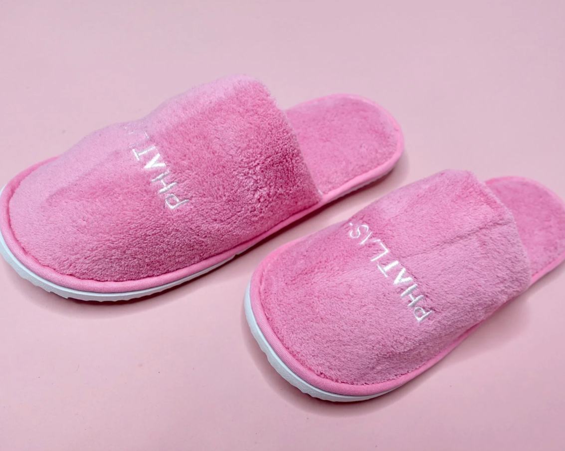 pink slippers, Phatlash slippers, stylish pink slippers, cozy pink slippers, beauty slippers, comfortable slippers, Phatlash loungewear, pink house slippers, best pink slippers, Phatlash comfort slippers, trendy pink footwear